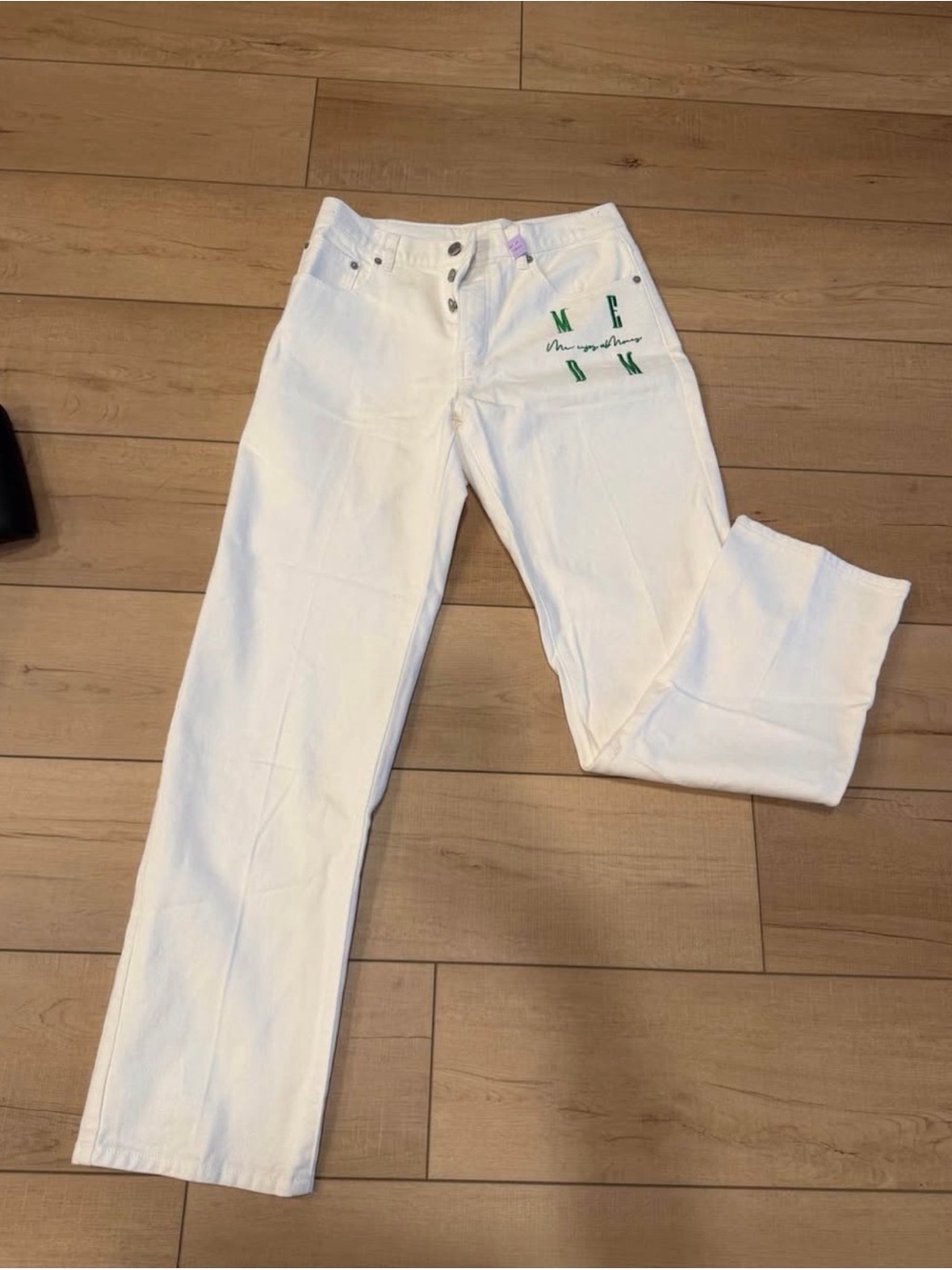 Mr Enjoy Da Money (MEDM) white denim pants Men’s